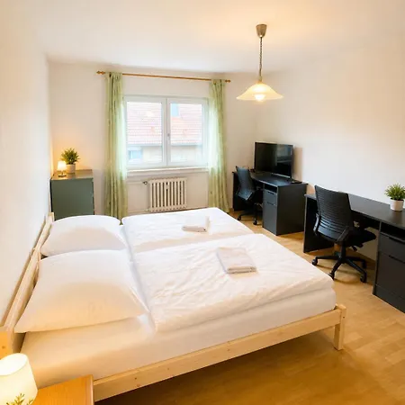Premium City Apartment Schweinfurt Mit Balkon * شفاينفورت