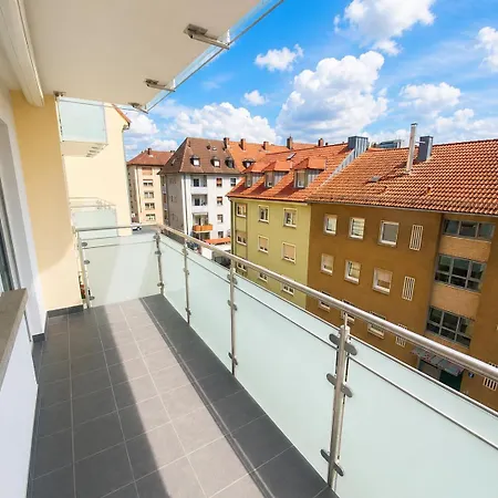 Διαμέρισμα Premium City Apartment Schweinfurt Mit Balkon